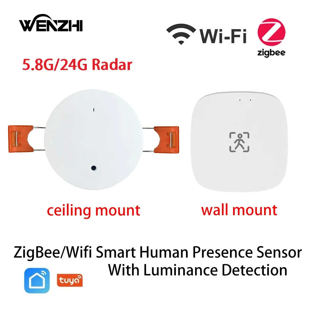 ZigBee + WiFi mmWave Presence Sensor