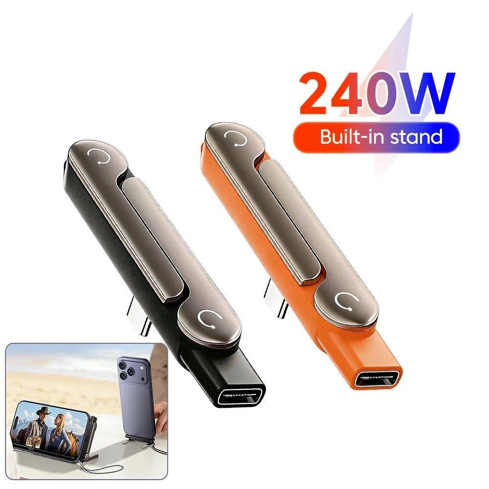 240W USB-C 90° Elbow Adapter